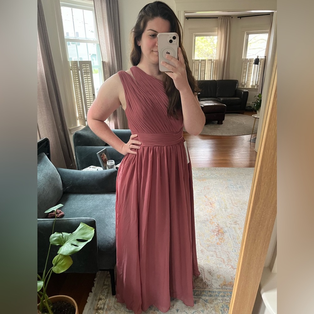 AZAZIE MOLLY DESERT ROSE DRESS SIZE 10 / 5’6